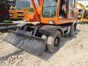 Excavadora de ruedas <span class=keywords><strong>Doosan</strong></span> 210 original de Corea/Excavadora de ruedas usada <span class=keywords><strong>DOOSAN</strong></span> de 15 toneladas en venta a bajo precio de venta - Product Image 5