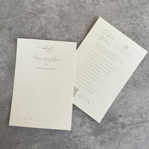 Biglietto <span class=keywords><strong>di</strong></span> Benvenuto Personalizzato per Hotel con Logo, Carta Offset, Libretto 'Grazie' con Stampa in Lamina, Goffratura Lucida e Serigrafia Aziendale - Product Image 2