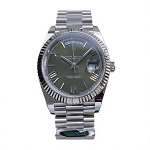 high top quality watch Waterproof 40mm ARF factory 904L steel 3255 movement luminous smoky Roman Green Diver watch - Product Image 1