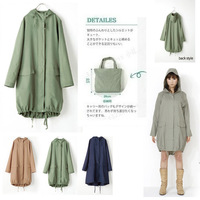 Delia – Imperméable de randonnée et de voyage individuel pour adulte, coupe-vent, ultra-fin, en polyester, tendance