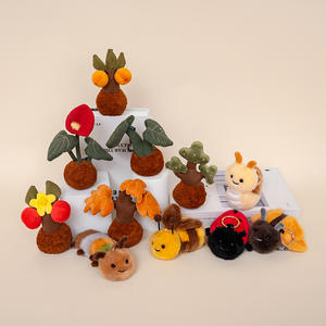 Nouveauté Printemps : Pendentif en peluche pour sac, motifs plantes vertes en pot, insectes, abeilles, coccinelles, thème <span class=keywords><strong>Le</strong></span> <span class=keywords><strong>Magicien</strong></span> <span class=keywords><strong>d</strong></span>'<span class=keywords><strong>Oz</strong></span> - Product Image 2