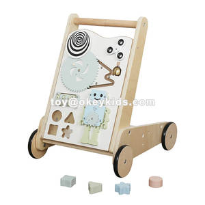 Oem montessori הליכה צעצועי הליכה מעץ עבור תינוקות 6-12 חודשים w16e302 - Product Image 6