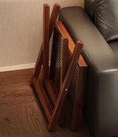 Nouvelle table basse pliable, table d'appoint portable mini pour salon, usage domestique