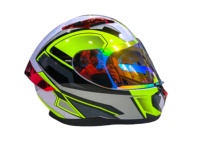 Machine de nettoyage de casques de moto à double visière, finition noire mate, ailettes remplaçables, construction en ABS pour moto de route/vélo