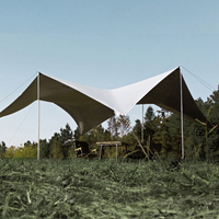 Pare-soleil auvent extérieur abri survie hamac pluie mouche Camping tente bâche 150D Polyester grand ultra-léger étanche