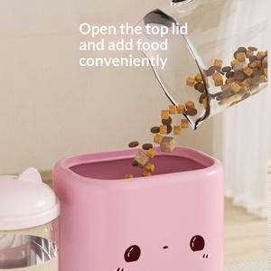 Comedero y Bebedero Automático Dos en Uno para Perros y Gatos, Uso Universal para Mascotas - Product Image 1