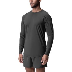 เสื้อยืดออกกำลังกายแขนยาวผู้ชาย พิมพ์โลโก้ตามสั่ง ขายส่ง ราคาพิเศษ - Product Image 4