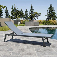 Chaise de soleil d'extérieur Cloe Chaise longue dans l'eau Piscine Relax Recline Bench