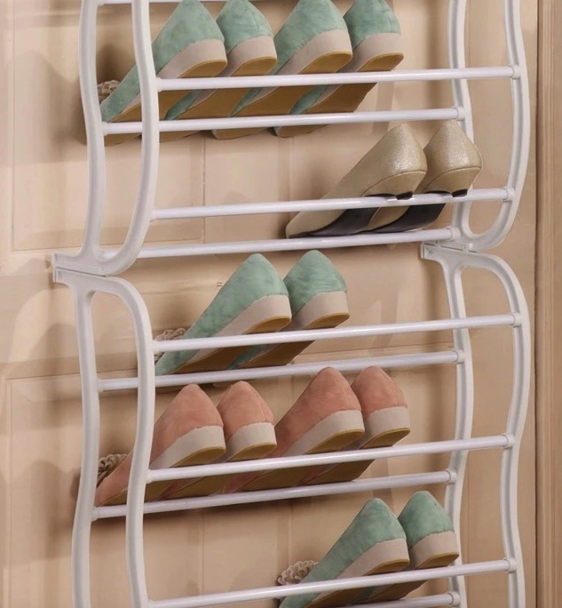 24 пары над дверью Шкаф организации стойка для обуви