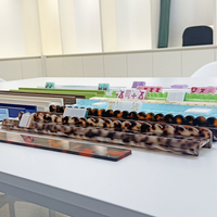 Ensemble de repoussoirs de mahjong sur mesure, colorés, 19, 20, 21 pouces, en acrylique fait main, avec supports festonnés pour tuiles de mahjong américain