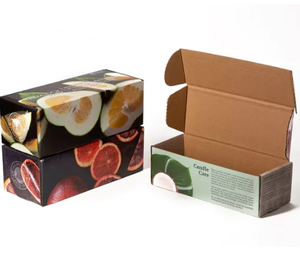 Boîte en carton ondulé <span class=keywords><strong>rose</strong></span> avec revêtement UV et doublure en mousse, emballage personnalisé pour vêtements, boîte à courrier, boîte cadeau - Product Image 2