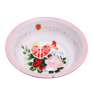 Juego de vajilla nórdica blanca desechable de metal con borde para restaurante, platos para fiestas - Product Image 1