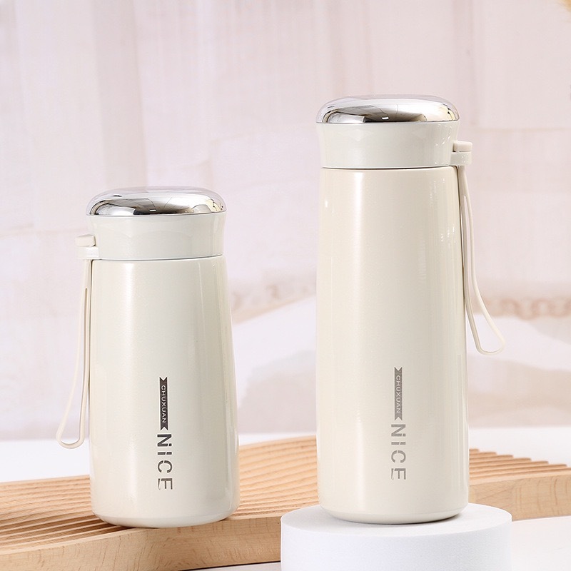 Beige - 370 ml en acier inoxydable