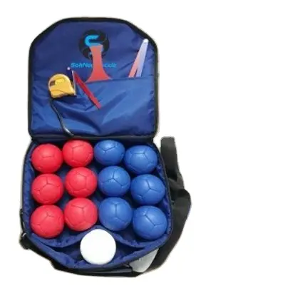 Set di 13 palline per Boccia di qualità federazione con borsa per il trasporto con loghi personalizzati Soft Bocce Ball Pakistan