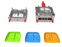 OEM personnalisé pour plastique 1210 plateau logistique palette chariot élévateur palette rack caisse en plastique moulage par injection