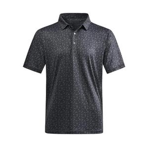 Summer Fashionable Men's Knitted for <span class=keywords><strong>Polo</strong></span> Shirt 3D Digital Printed Solid Pattern Big Size for Office Wear Clothing - Product Image 3