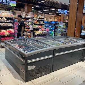 Siêu thị thương mại làm mát tĩnh hiển thị tủ đông ngực đảo với đèn Led điều khiển nhiệt độ kỹ thuật số công suất 850L - Product Image 6