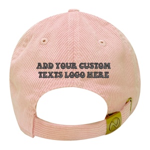 Casquette de baseball vintage unisexe, tissu imperméable élégant, visière incurvée, sangles réglables, broderie à la main à pois, logo en caoutchouc imprimé - Product Image 5