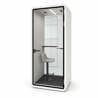 Cabine de bureau mobile moderne pour l'extérieur, studio d'enregistrement insonorisé, cabine acoustique pour réunions, travail et appels téléphoniques, pièce insonorisée