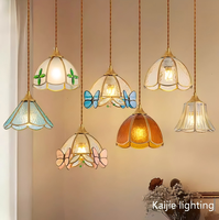 Luminaire suspendu créatif en verre minimaliste élégant pour bar, table à manger, chambre à coucher, chevet, balcon, salon