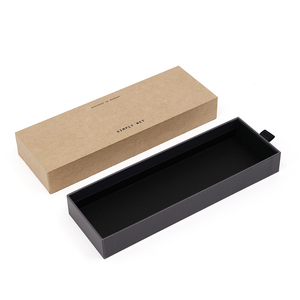 Tùy Chỉnh Sinh Thái Thân Thiện Với Hộp diêm Phong Cách Cứng Nhắc Ngăn Kéo Bao Bì Hộp Giấy Kraft Hộp Cứng Với Một Trượt Khay Bên Trong - Product Image 6