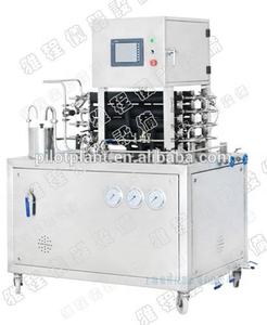 Stérilisateur de lait <span class=keywords><strong>UHT</strong></span> à l'échelle de laboratoire Homogénéisateur optionnel 20-25L/H Capacité SUS304 Acier inoxydable 0.5 Précision de chauffage - Product Image 1