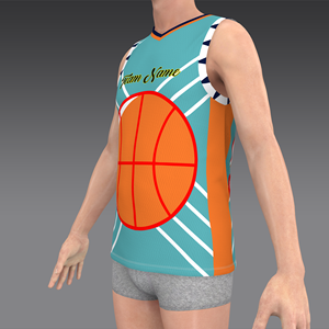 HIRBGOD Camiseta de baloncesto para hombre adulto con número personalizable sin mangas Nombre Chaleco del equipo de baloncesto colorido - Product Image 5