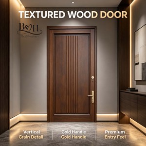 Porte d'entrée pivotante en bois massif sculpté de style américain rétro, en acajou, sécurisée, imperméable, pour l'<span class=keywords><strong>intérieur</strong></span> de la <span class=keywords><strong>maison</strong></span> - Product Image 4