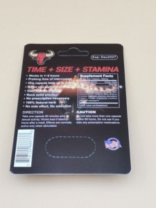 Cápsula Individual Raging Bull 15000 de Marca Privada OEM con Ligustrum Lucidum y Cordyceps para Aumentar el Tamaño Masculino y la Resistencia - Product Image 4