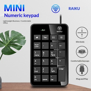 <span class=keywords><strong>Clavier</strong></span> <span class=keywords><strong>numérique</strong></span> filaire RAIKU K-601 USB 2.0 Mini 23 touches pour comptabilité et finance - Vente transfrontalière - Product Image 4