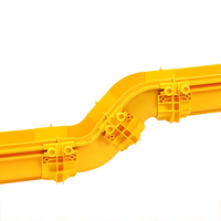 Conector de Bandeja de PVC de Alta Resistencia, Capacidad de Carga de 100 kg, Modelo de 120 mm, Base de Plástico, Soporte para Cables con Fácil Instalación