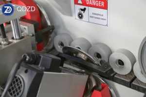 Máquina de Enchapado de Cantos Totalmente Automática ZD500 con Funciones de Raspado y Encolado, Motor para Producción de <span class=keywords><strong>MDF</strong></span>, Espesor de 10-60 mm, 100 mm - Product Image 5