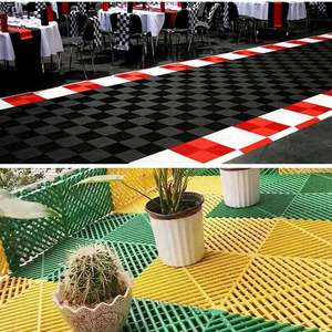 Carreaux de sol en plastique à emboîtement anti-âge pour entrepôt de garage - Product Image 6