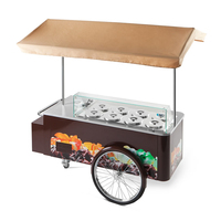 Chariot à pression pour crème glacée, chariot de supermarché, en solde