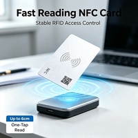 Großhandel ISO-Modell Bedruckbare Leere NFC PVC-Karten 13,56MHz mit Chips 213/215/216 Wasserdicht für Geschäfts- und Sozialkommunikation
