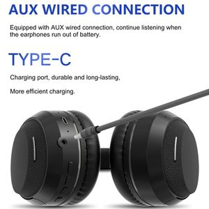 <span class=keywords><strong>Diadema</strong></span> de cuero sobre la oreja con micrófono Auriculares superiores Altavoz ligero Auriculares inalámbricos <span class=keywords><strong>para</strong></span> gimnasio de 40mm - Product Image 5