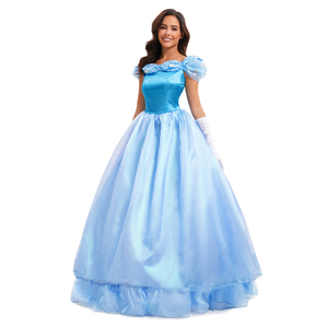 Disfraz de Princesa Azul para Mujer, Disfraz de Personaje de Dibujos Animados para Halloween, Disfraz para Espectáculo - Product Image 6