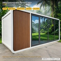 Bureau modulaire en capsule pour immeuble de bureaux, unité de bureau de luxe en conteneur pour centre commercial, appartement préfabriqué intelligent, maison préfabriquée, villa