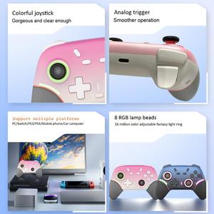 Doppio motore vibrazione Wireless <span class=keywords><strong>Controller</strong></span> Smart <span class=keywords><strong>TV</strong></span>/Tablet PC interruttore <span class=keywords><strong>Android</strong></span> Gamepad joystick e <span class=keywords><strong>Controller</strong></span> di gioco - Product Image 2