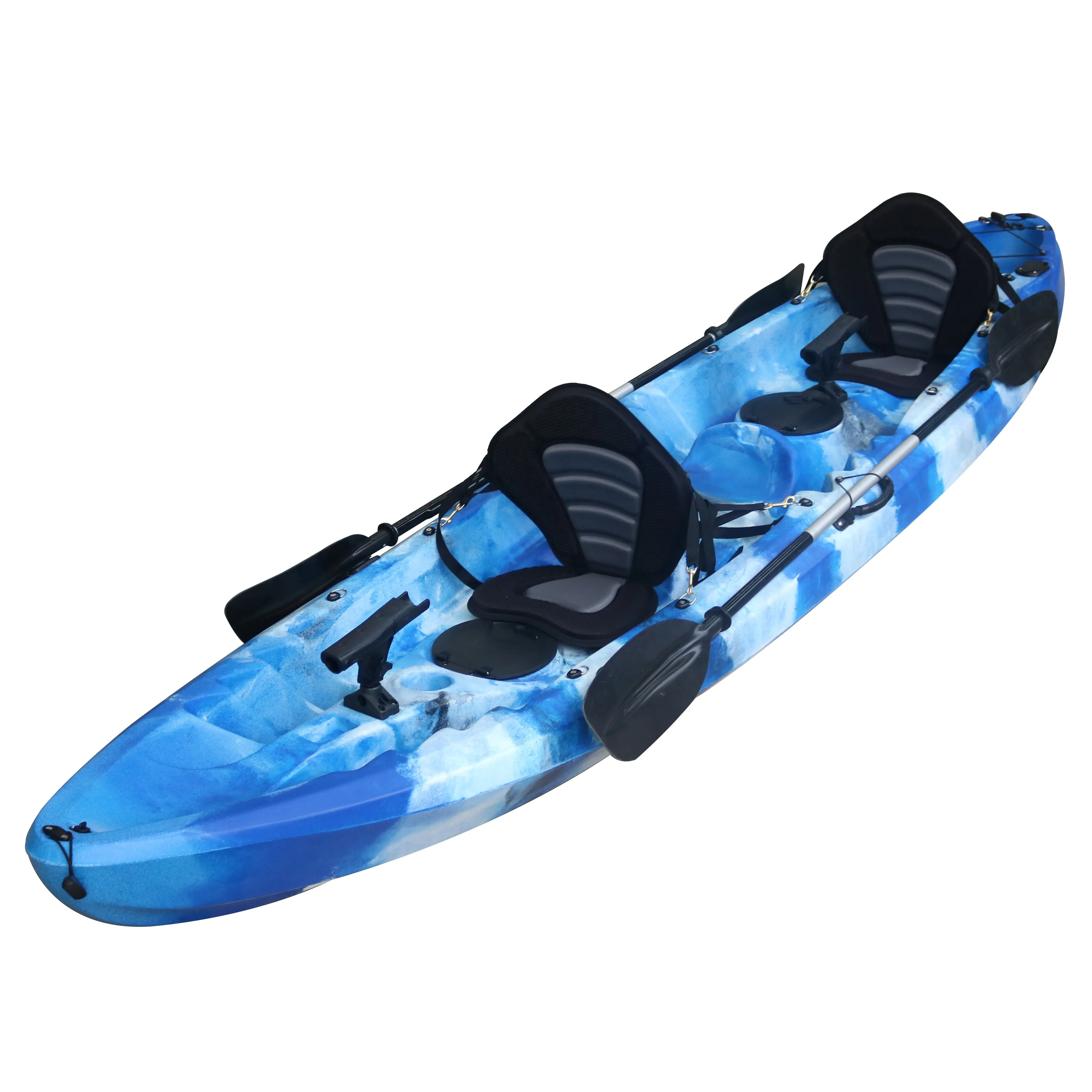A Competitive Price 3 Person Sit On Top fishing Kayak / canoe fishing hard plastic boat