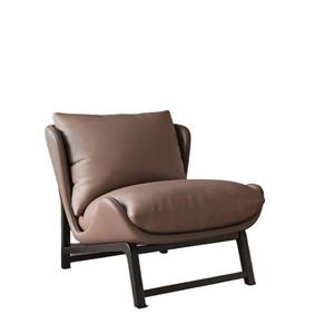 Fauteuil simple de style nordique pour salon, chaise de <span class=keywords><strong>d</strong></span>étente <span class=keywords><strong>d</strong></span>écontractée, chaise de loisirs légère et luxueuse pour <span class=keywords><strong>maison</strong></span> <span class=keywords><strong>d</strong></span>'hôtes/hôtel, balcon - Product Image 5