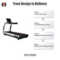 Caminadora Eléctrica Profesional Comercial con Motor de 3HP, Pantalla LED, Inclinación Manual, Equipo de Gimnasio, Precio Directo de Fábrica