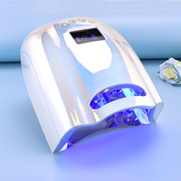 Sèche-ongles UV LED haute efficacité 98W sans fil rechargeable avec capteur infrarouge intelligent et 4 réglages de minuterie