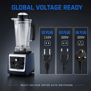 Licuadora Portátil de 110V/220V con Temporizador para Tiendas de Té con Leche, Estándar EU/UK/US, Licuadora Comercial de Alta Velocidad, Trituradora de <span class=keywords><strong>Hielo</strong></span> Eléctrica de 2.2L - Product Image 4