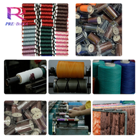 284 Yard Tali Lilin Pipih 150D/16 0.8mm, Benang Lilin Tahan Suhu Tinggi untuk Kerajinan Kulit, Gelang DIY