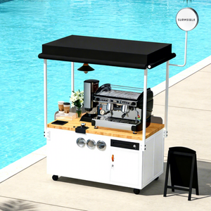 Carrito de Helados Móvil Eléctrico de Fibra de Vidrio, Triciclo para Venta de Alimentos, Hoteles, Panaderías y Heladerías - Product Image 1