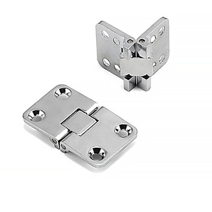 Modern Zinc Alloy <b>Flap</b> <b>Hinge</b> for Flat-Opening Dining Table Furniture Folding Design for Home Living Room Hotel Cabinet Storage - Product Image 1