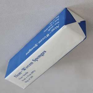 قطع إسفنج من غشاء العنق الجراحي، عبوات مربعة، قطع غشاء عرق غير منسوجة طبي غير معقم، قطع غشاء عرق غير معقم 4x4 10x10 2x2 - Product Image 6