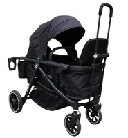 Poussette bébé 3-en-1 portable, certifiée EN-1888, durable, fabriquée directement en usine, avec siège auto, lit bébé et tissu respirant.