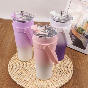 40Oz 50Oz Sublimation Blanks Double Wall Travel Mugs Stainless Steel <b>Flask</b> Bottle Vacuum Insulated 1200Ml Tumbler <b>With</b> Handle - Product Image 2